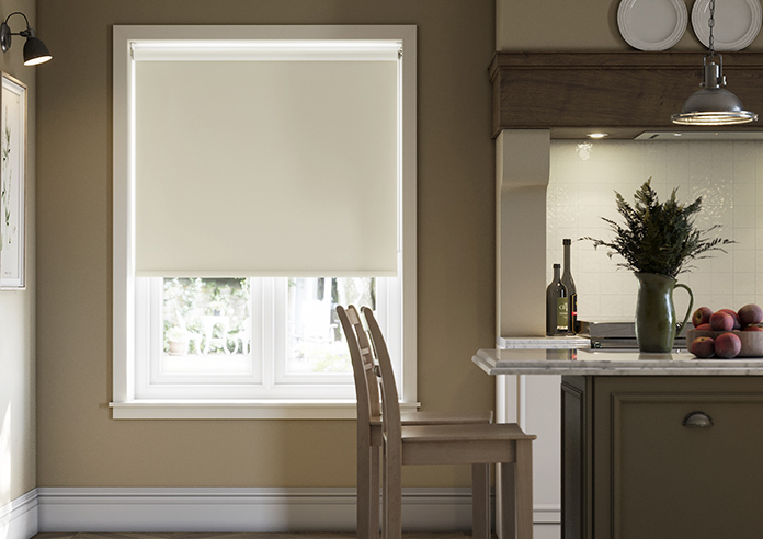 William Morris At Home Waltham (Blackout), Chalk - Roller Blind - Image 3